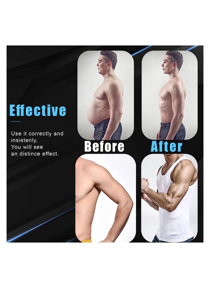 SYOSI - ABS Stimulator - Ab Machine, EMS Muscle Stimulator, Abdominal Training Belt Workout Portable Abs Stimulator, Home Office Fitness Workout Equipment (Black） - Image 1
