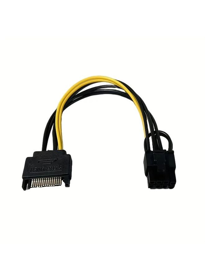 8Pin Female to SATA Graphics Card Power Cable Adapter - Image 1