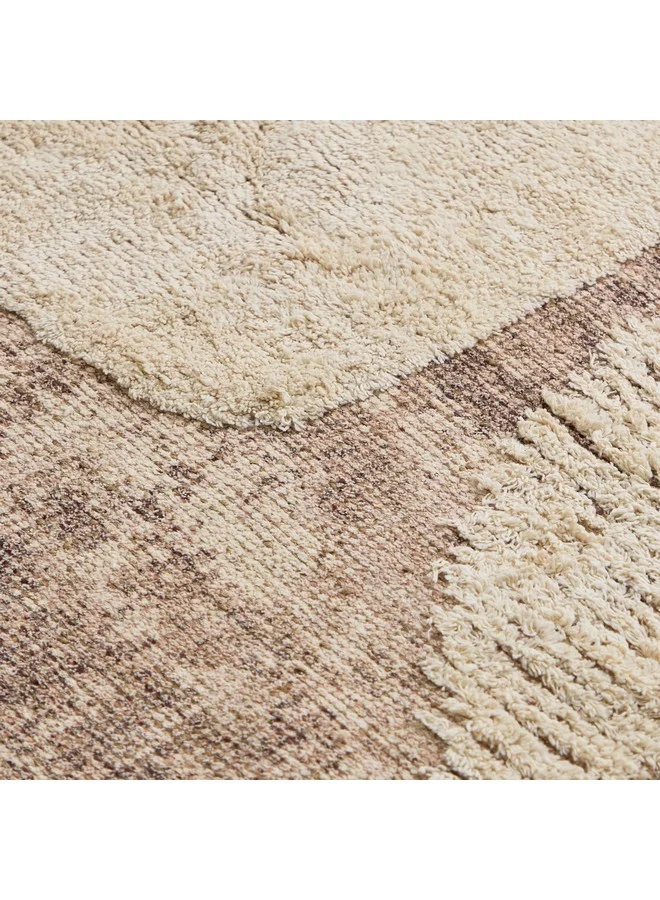 هوم بوكس Aizel Bianca Stripe Cotton Dhurrie 160 x 110 cm