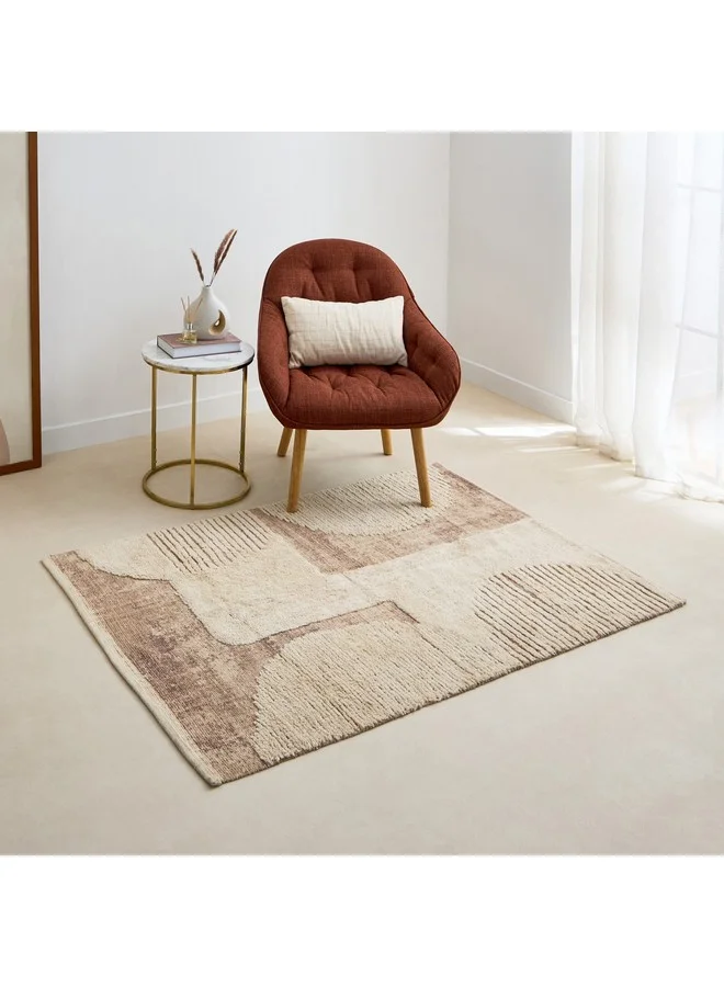 هوم بوكس Aizel Bianca Stripe Cotton Dhurrie 160 x 110 cm