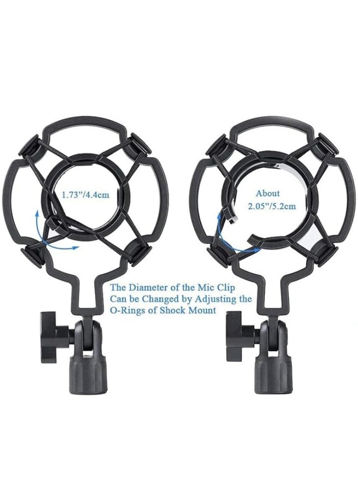 Arabest Condenser Microphone, Hanging Condenser Microphone Set, Professional Studio Recording Mic, with Touch Mute and Volume Control for Gaming, Streaming, Podcast, YouTube, Tiktok, Recording, (Blue) - Image 4