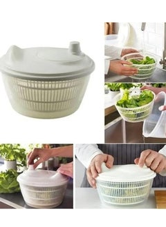 Festive Gallery Salad Spinner Green/White 22x22x13cm  - Image 2