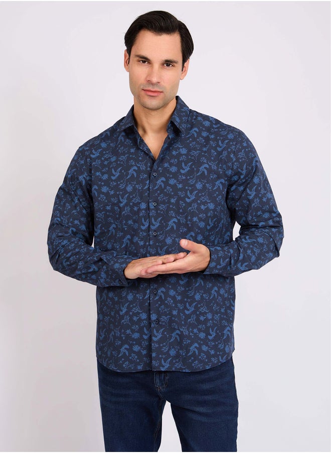 Men Regular Fit Shirt - Blue - pzsku/Z5DA43FD5A93E243B1C22Z/45/_/1728989085/91af2ac8-445f-48f8-b90d-63b5333eec19