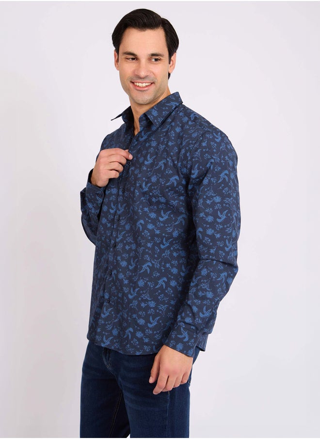 Men Regular Fit Shirt - Blue - pzsku/Z5DA43FD5A93E243B1C22Z/45/_/1728989087/779fb45b-0112-4bfb-a986-987589069cfa