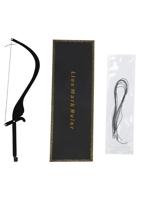 The Bow And Arrow Eyebrow Thrush Set, Durable Safe Bow And Arrow Applicator, Smudge-proof Ergonomic Innovative Eyebrow Thrush Set, (black thrush artifact)
