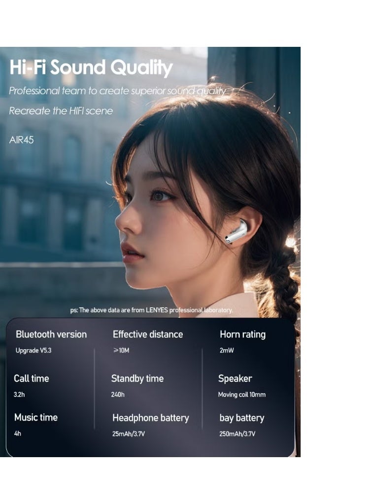 LENYES AIR-45 True Wireless Bluetooth 5.3 Earbuds with Hi-Fi Sound - Image 4