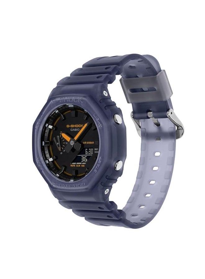 G-SHOCK Casio G-Shock GA-2100K-2ADR Analog-Digital Blue & Transparent Men's Watch - Image 3