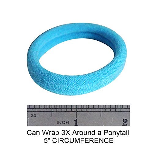 J-MEE Seamless Hair Bands, 100PCS Hair Ties Ponytail Holders Headband Scrunchies for Thick Hair No Crease Damage (Mix Colors) - Image 4