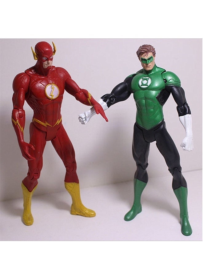 7-Piece Justice League Hero Action Figure Set - 7x3x2cm Stylised Collectibles with Non-Toxic PVC, Detailed Costumes for Kids Ages 3+, Collectors & Party Favors Display, Gift Play - Image 4