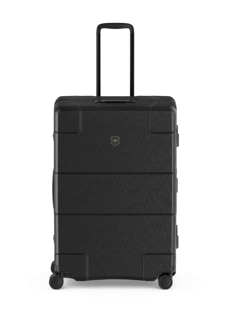 Victorinox Lexicon Framed Series Large 75cm Hardside 4 Double Wheel Check-In Luggage Trolley Black