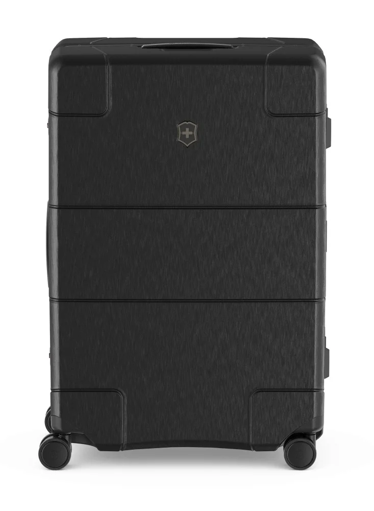 Victorinox Lexicon Framed Series Large 75cm Hardside 4 Double Wheel Check-In Luggage Trolley Black