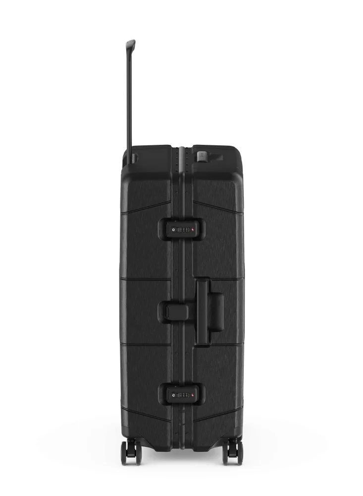 Victorinox Lexicon Framed Series Large 75cm Hardside 4 Double Wheel Check-In Luggage Trolley Black