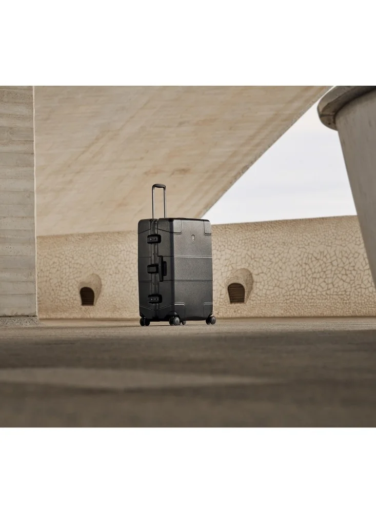 Victorinox Lexicon Framed Series Large 75cm Hardside 4 Double Wheel Check-In Luggage Trolley Black