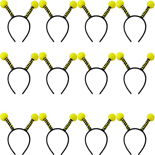 YOOHUA 12PCS Bee Tentacle Headbands Bee Hair Bands Hair Hoop for Women Girls Halloween Christmas Party Supplies - Image 1