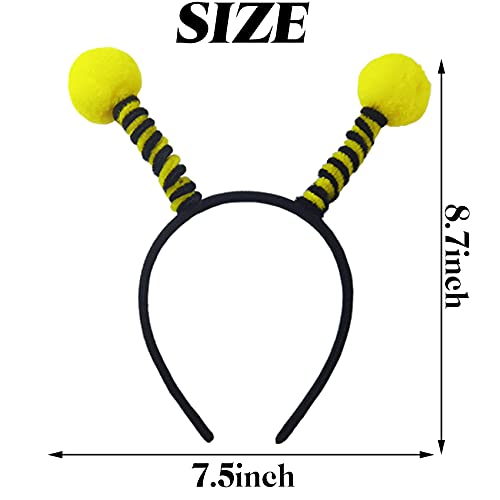 YOOHUA 12PCS Bee Tentacle Headbands Bee Hair Bands Hair Hoop for Women Girls Halloween Christmas Party Supplies - Image 2