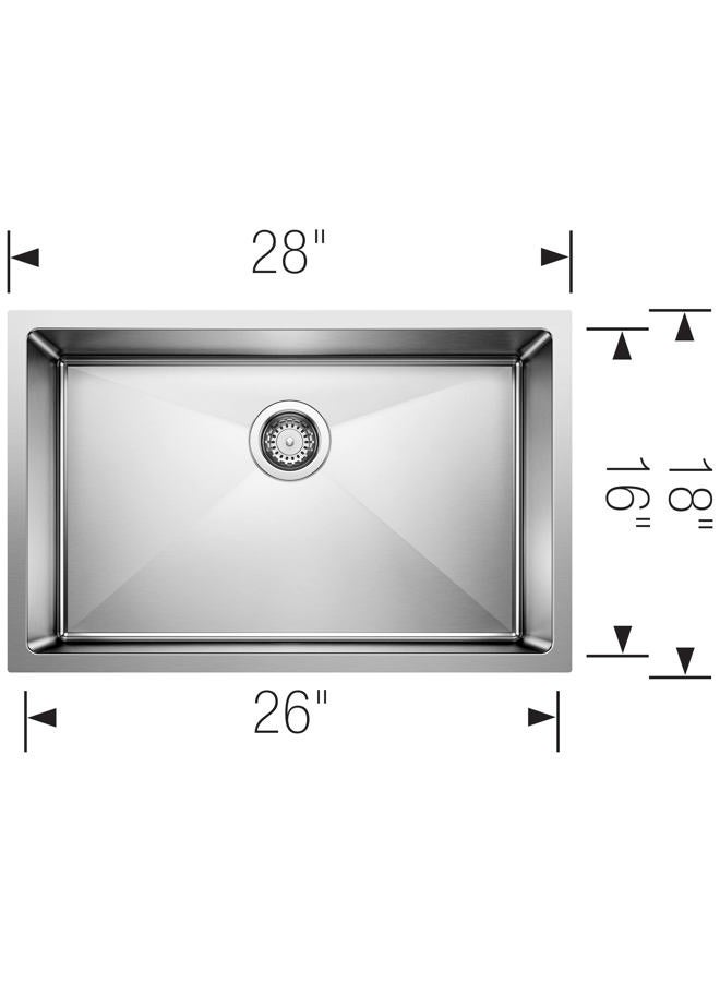 Blanco 524751 CUVEE 28" Undermount Kitchen Sink, Stainless Steel - Image 2