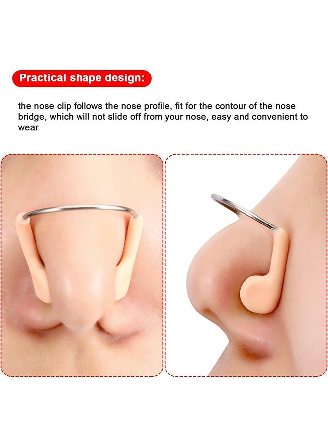 واي جيه 6 Piece Silicone الأنف مقابس السباحة الأنف كليب، واقي للماء التدريب الأنف حامي للبالغين الأطفال السباحة المنافسة - Image 3