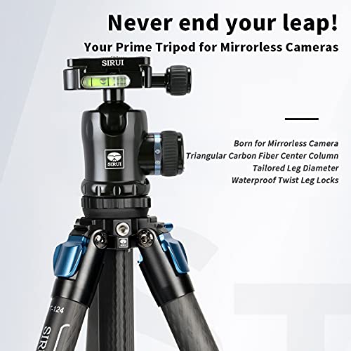 SIRUI ST Carbon Fiber Tripod Kits with Triangular Center Column ST124K10X - Image 3