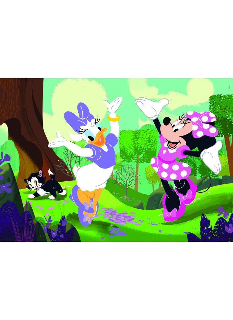 Clementoni Clementoni Puzzle Disney Minnie 2x60 Pieces | Jigsaw Puzzle | Children's Puzzle | Preschool Learning Toys | Develops Problem Solving Skills | Made in Italy  - Image 3