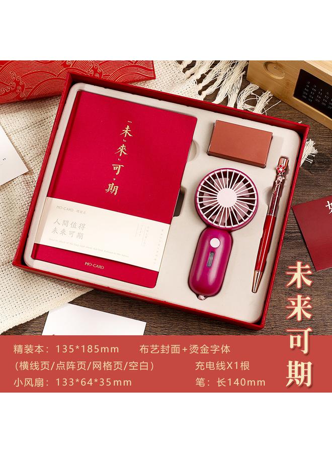 Bluejw Future Handbook Gift Box Suit Color Page Illustration Notebook Cute Girl's Heart Retro Style Notepad - Image 1