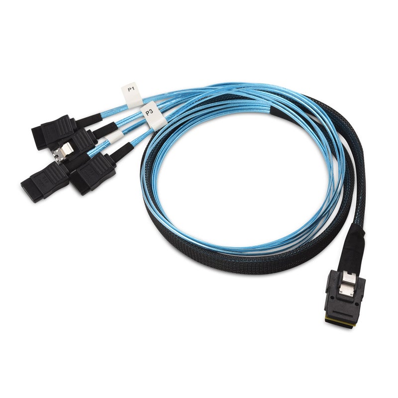 Cable Matters Internal Mini SAS to SATA Cable 3.3 Feet (SFF-8087 to SATA Forward Breakout) - Image 2