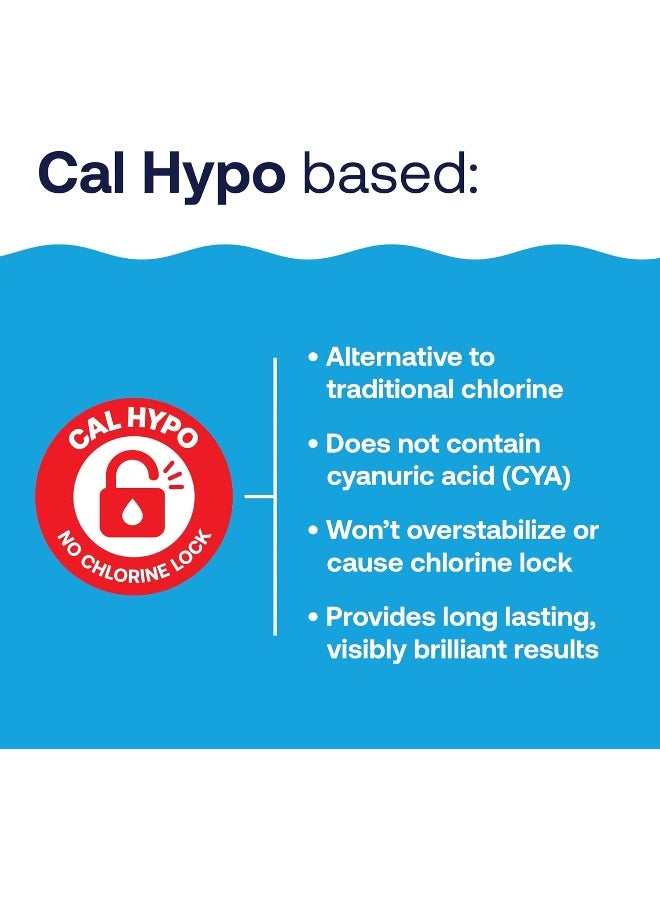 HTH 52037 Swimming Pool Care Shock Advanced Swimming Pool Chemical Cal Hypo Formula 12 Count Pack of 1  - Image 1