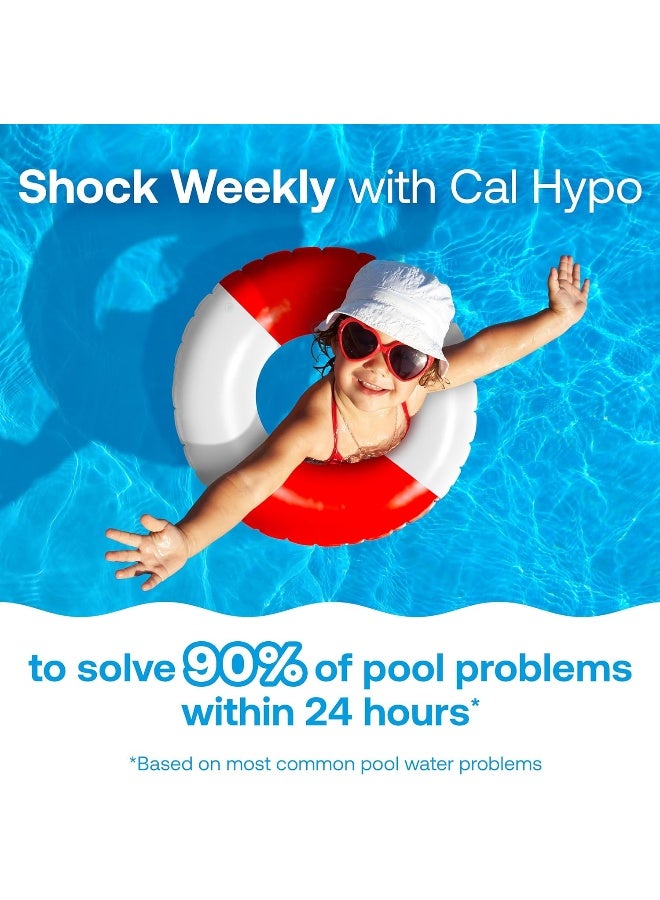 HTH 52037 Swimming Pool Care Shock Advanced Swimming Pool Chemical Cal Hypo Formula 12 Count Pack of 1  - Image 4