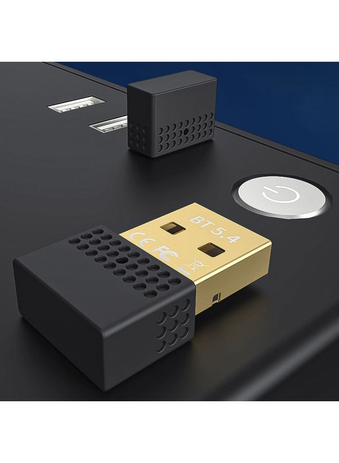 BURAQ USB Bluetooth 5.4 Adapter Transmitter Receiver Bluetooth Audio PC Adapter  - Image 2