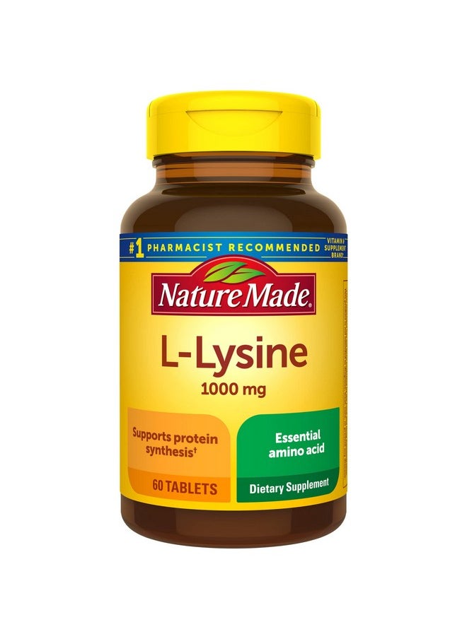 Nature Made Llysine 1000 Mg Dietary Supplement 60 Tablets 60 Day Supply  - Image 2