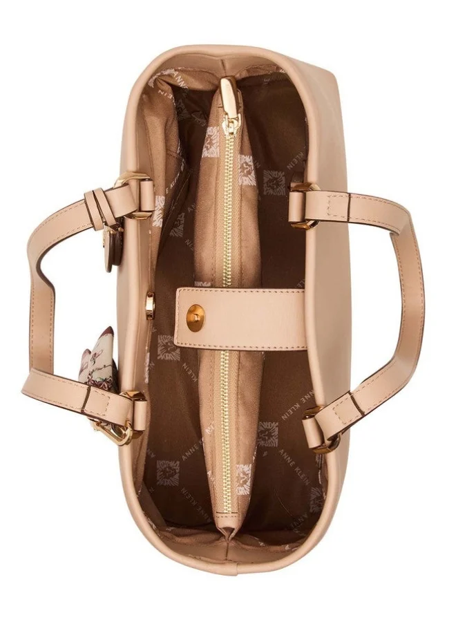 Anne Klein  Anne Klein Akh6061 Cream Women's Satchel for Women | Best Price UAE