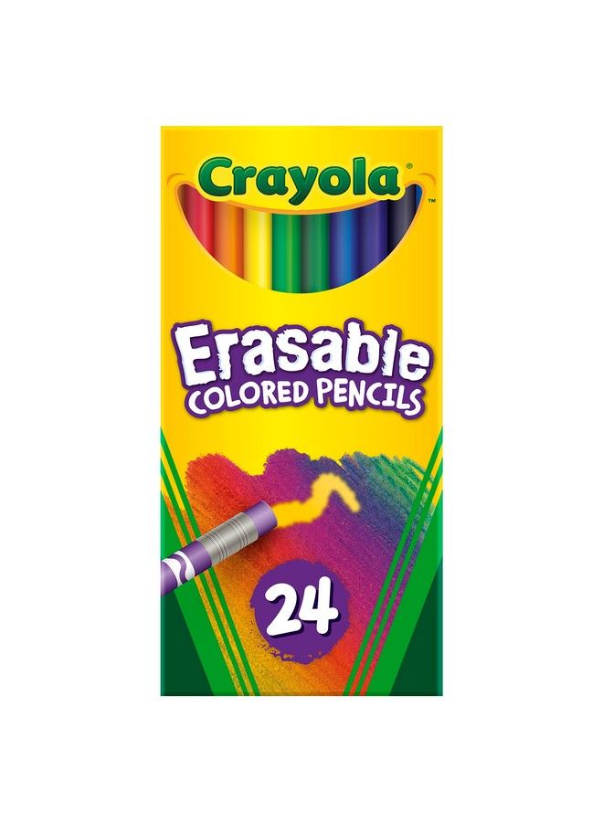 Crayola أقلام ملونة قابلة للمسح للأطفال أنشطة في المنزل 24 عدداً متنوعاً - Image 5