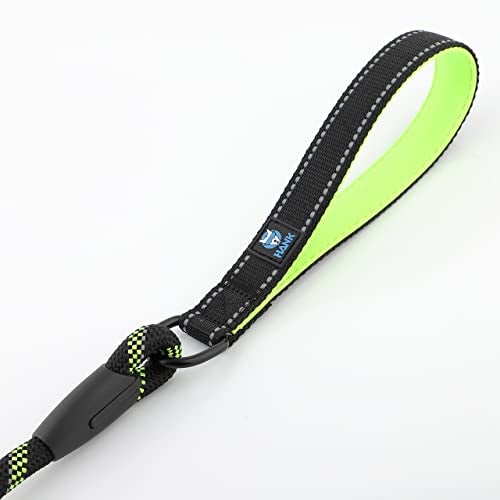HANK Dog Leash | 3M Reflective Leash for Dogs | Heavy Duty Dog Rope for Small to Large Dogs | Comfortable Padded Handle 5 Feet (Limited Edition - Green, Large - Suitable Upto (18-80KG)) - Image 5
