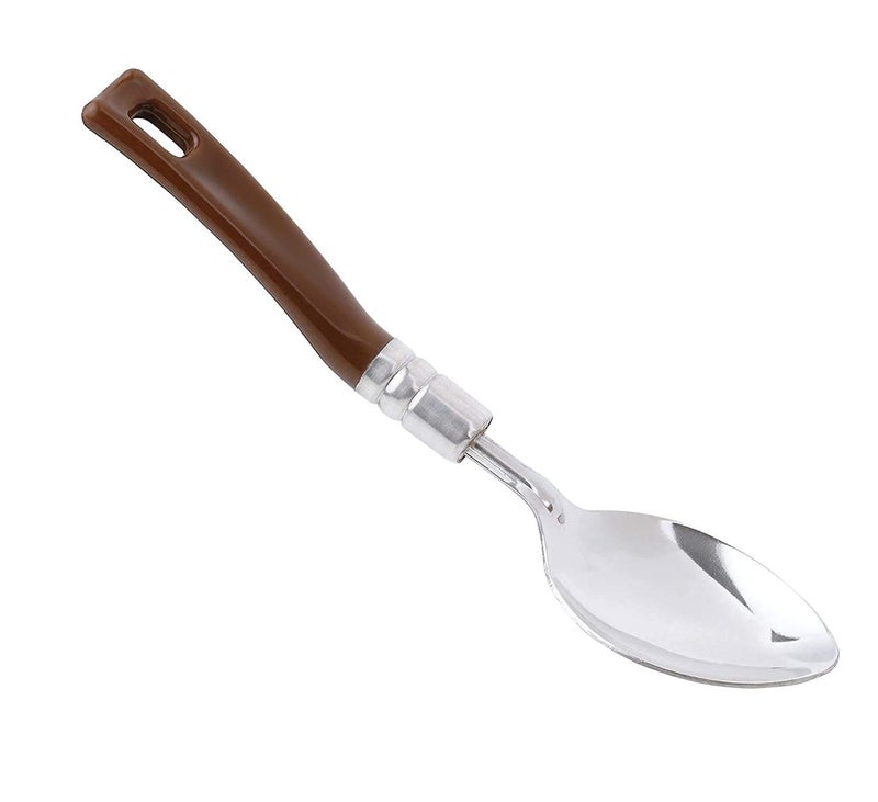 Dweezhet Cutlery Set Stainless Steel 24 Pieces Brown Cutlery Super Set with Stand Holder for Spoon and Fork 6 Tea Spoon 6 Dessert Spoon 6 Dessert Fork 6 Butter Knife 1 Stand Brown Pack of 1 - Image 4