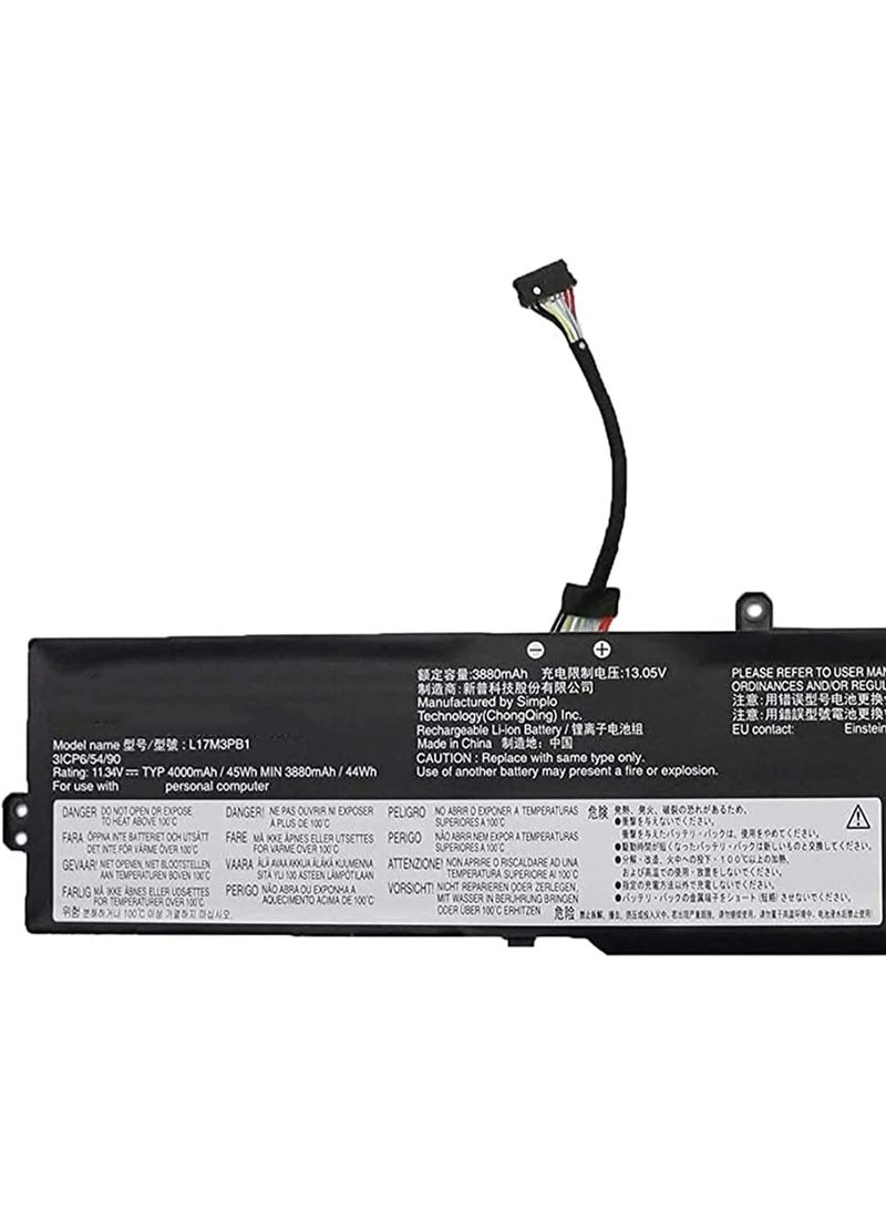 Terabyte REPLACEMENT L17M3PB1 Laptop Battery Compatible for Lenovo IdeaPad 330-17ICH 330-15ICH Series L17C3PB0 L17D3PB0 5B10Q71252 5B10Q71254 5B10Q71251 11.34V 45Wh 4000 0mAh 3-Cell  - Image 2