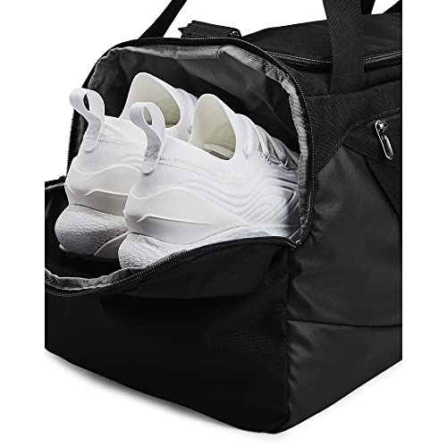 UNDER ARMOUR حقيبة دفل غير قابلة للتحدي 5.0 للبالغين من أندر أرمور، سوداء (001)/فضية معدنية، صغيرة جداً - Image 3