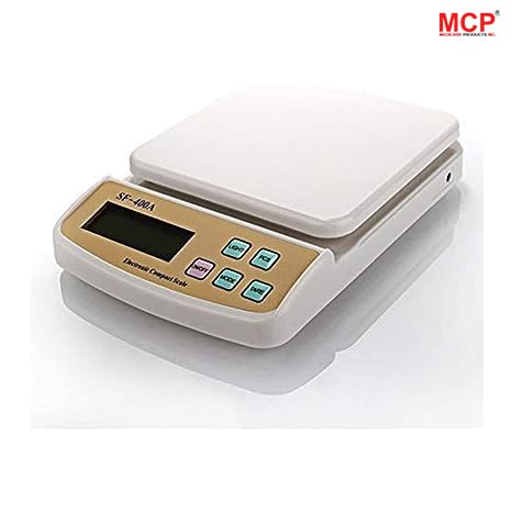MCP SF 400A Kitchen Weighing Scale Precision Tare Function and MultiPurpose Versatility Enhance Your Culinary Journey with the MCP SF 400A Kitchen Weighing Scale 1gm 10Kg White - Image 2