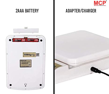 MCP SF 400A Kitchen Weighing Scale Precision Tare Function and MultiPurpose Versatility Enhance Your Culinary Journey with the MCP SF 400A Kitchen Weighing Scale 1gm 10Kg White - Image 5