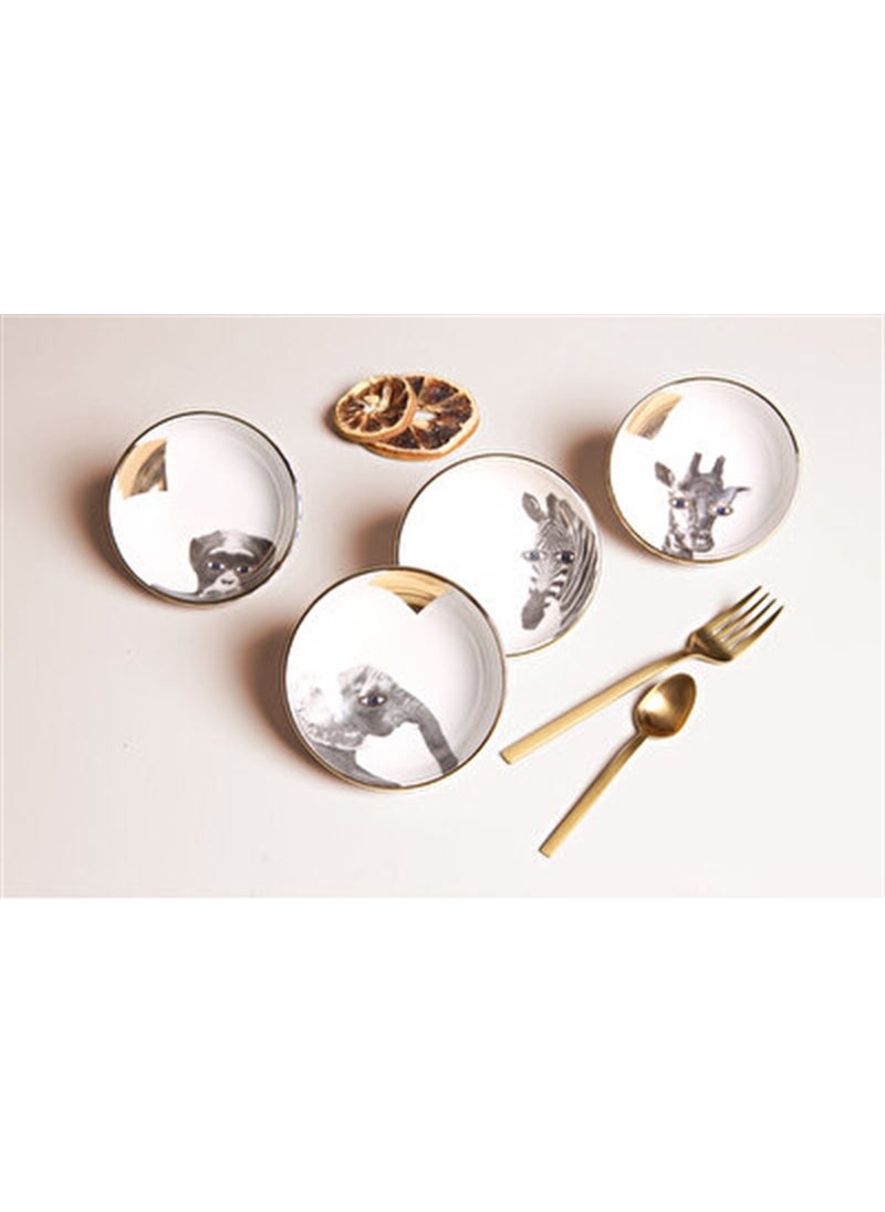 Porland - Wild Life 4-Piece Bowl Set 10 cm - Image 1