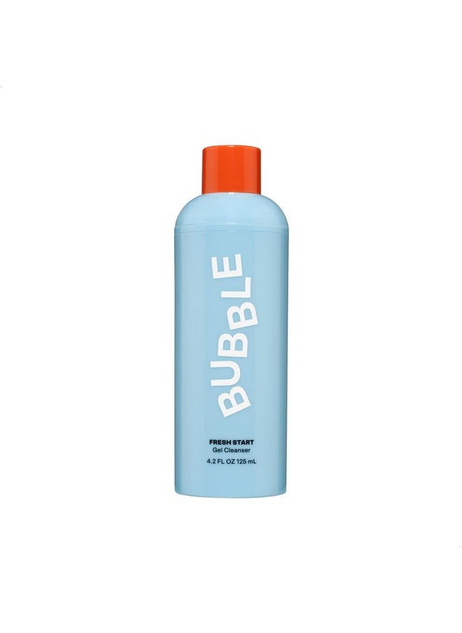 Bubble - Bubble Skincare Fresh Start Gel Cleanser - Gentle Exfoliating Face Wash for Oily Skin - Formulated with Aloe Vera Juice + Caffeine to Protect and Soothe Complexion (125ml) - Image 1