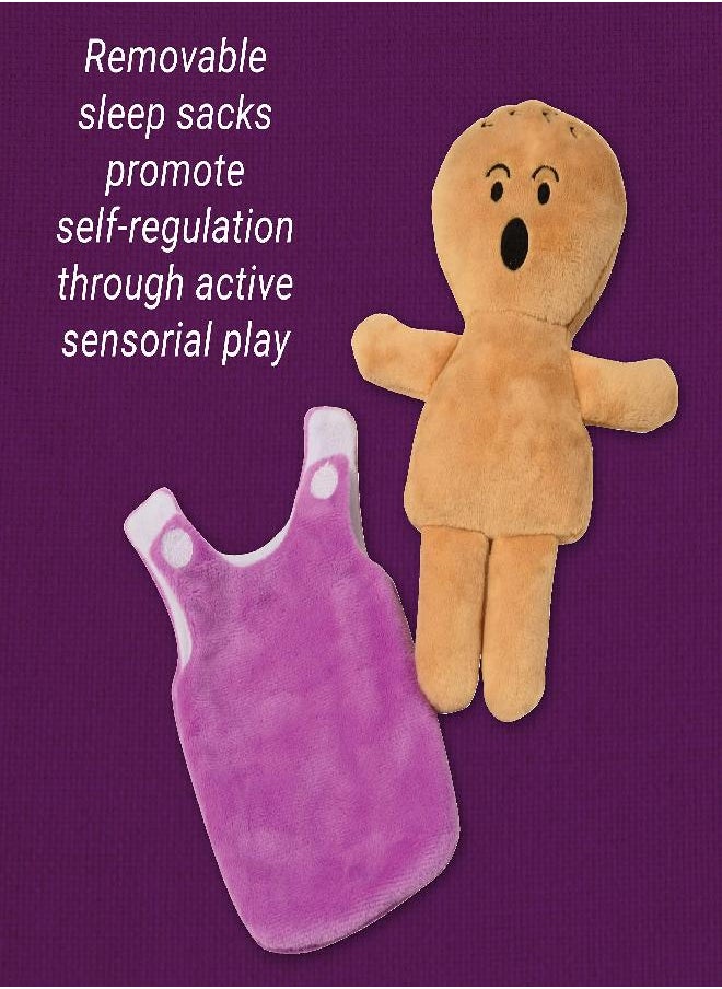 Constructive Playthings Constructive Playthings Expression Babies Plush Dolls, Super Soft Baby Dolls Set, Therapy Toys, Multicultural and Social Emotional Learning, Baby Toys for All Ages, Set of 6 Plush Dolls, Multicolor  - Image 2