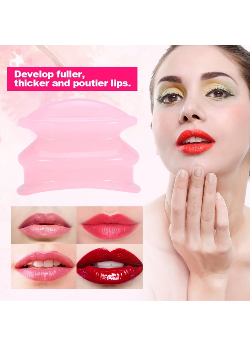 Excefore - Lip Enhancer Plumper Tool, Soft Silicone Pout Lips Enhancer Plumper Tool, Natural Pout Mouth Tool Lip Serum Care, Suitable for Women Girls Beauty Tool - Image 1
