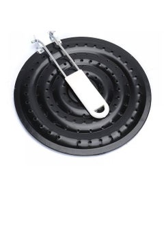 SHREESAMP SHREESAMP Hot Roaster Black Heat Diffuser Reducer Flame Guard with Simmer Plate Roti Jali Roaster with Heat Papad Jali Barbeque Item Kitchen Tool Stainless Steel Cooking Tool Jali  - Image 4