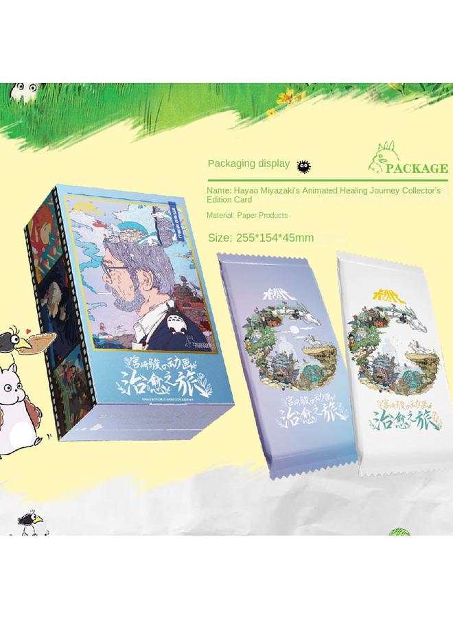 Bluejw CK CARD Miyazaki Collection Card Card Blind Box Colorful Window Card SR Spelling Card Shake Voice Live Dismantling 1 - Image 2