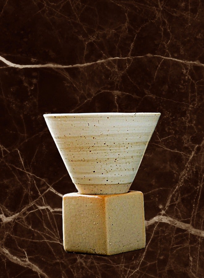 Tohfa Luxe TohfaLuxe Mehar Ceramic Cup with Stand - Set of 2  - Image 4