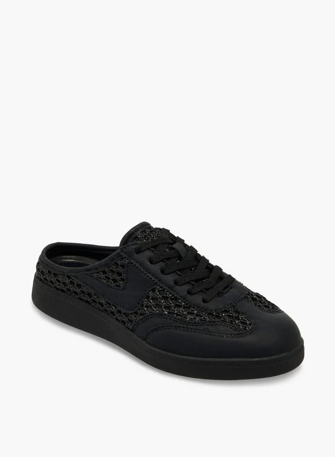 Flora Bella By Shoexpress Women Mesh Detail Slip-On Sneakers