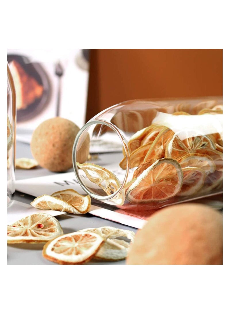 GGEROU Glass Jar with Ball Cork Lid, Glass Canister with Wood Lid, Storage Container Jars for Coffee, Tea, Spice, Sugar, Salt, Set of 3 (500ml) - Image 4