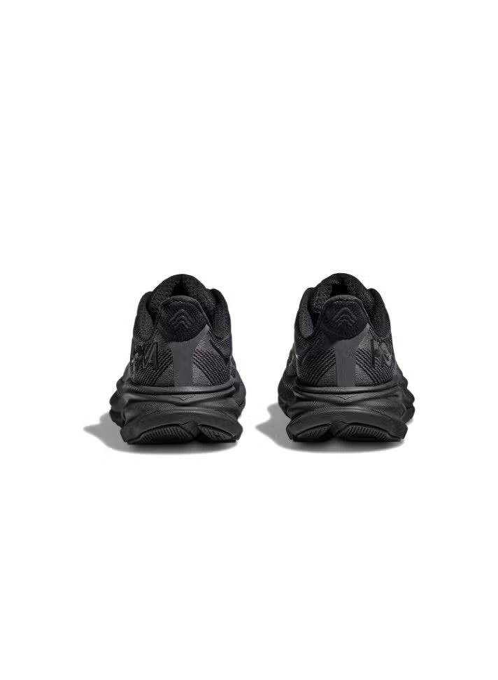 Hoka Clifton 9 Running Shoes – Black | Lightweight & Cushioned Performance Sneakers - Image 3