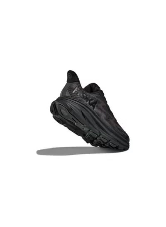 Hoka Clifton 9 Running Shoes – Black | Lightweight & Cushioned Performance Sneakers - Image 4