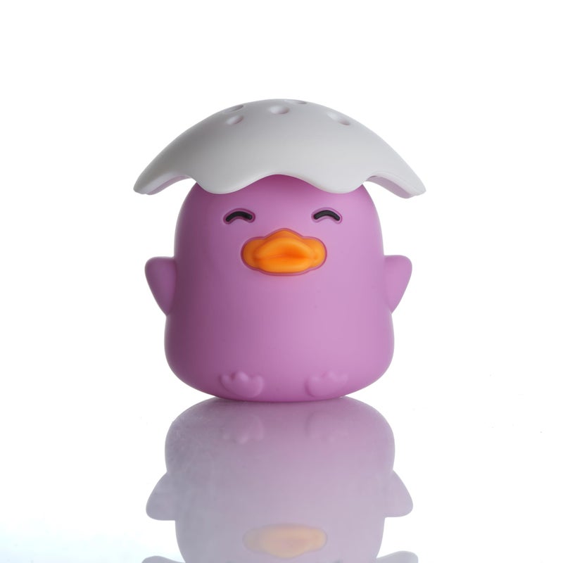 Kreeqe Duck Refrigerator Baking Soda Deodorizer Holder, Odor Absorber and Eliminator, Can Absorb Odor, Food Grade (Purple) - Image 1
