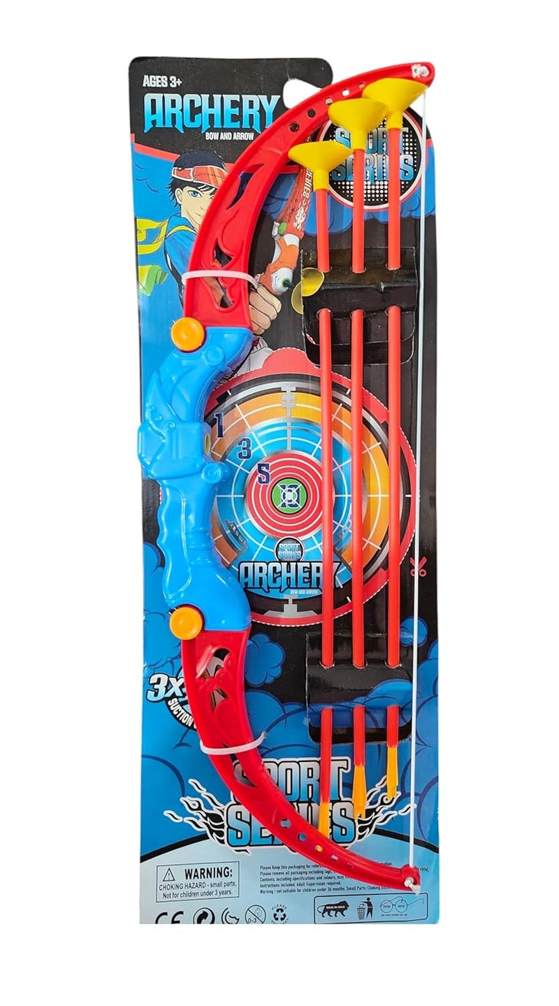 IndusBay ® Kids Archery Toy Set with 21 Inch Bow & 3 Suction Cup Arrows | Indoor Outdoor Shooting Practice Game for Boys & Girls - Image 4
